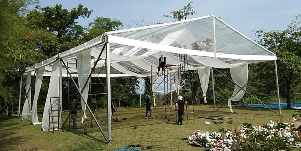 12m x 30m Translucent Aluminum Tent Canvas